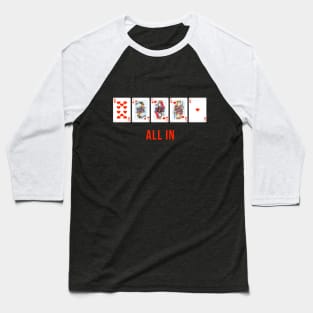 ROYAL FLUSH Baseball T-Shirt